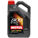 Motul 1L Synthetic Engine Oil 8100 5W40 X-CLEAN C3 -505 01-502 00-505 00-LL04