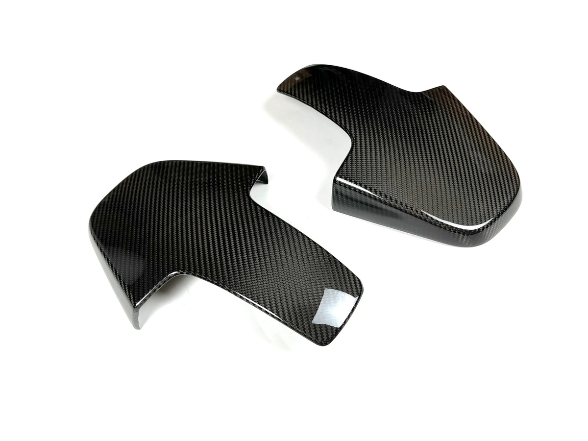 Dry carbon fiber rear seat back cover set for BMW M3 G80