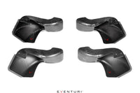 Eventuri BMW G8X M3 / M4 Black Carbon Intake Scoop Set