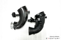 Eventuri G90 / G99 M5 (S68) Carbon Turbo Inlet Set - Matte Carbon