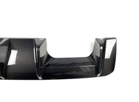 Carbon rear diffuser fins