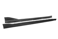 Carbon side skirt weave