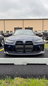 CSL carbon front lip angle view