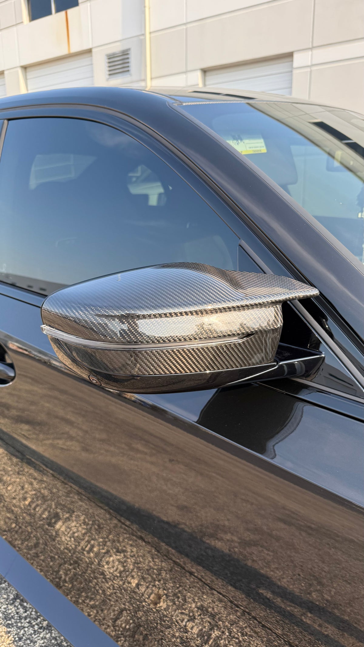 Dry carbon fiber mirror cap replacement set for BMW G80 M3 G82 M4 G87 M2