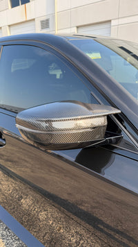 Dry carbon fiber mirror cap replacement set for BMW G80 M3 G82 M4 G87 M2