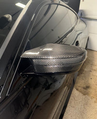 Carbon mirror cap set