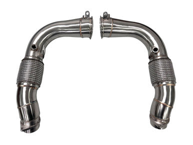 MAD BMW 2024+ S68 Primary Catless Downpipes | G90 G99 M5, F95 F96 X5M/X6M & G05/G06/G07/G09