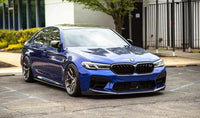 MP Style F90 M5 LCI Dry Carbon Fiber Front Lip - installed